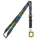 FRIENDS QUOTE TAPING FRAME PRINTED LANYARD