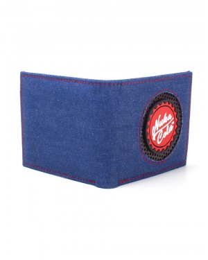OFFICIAL BETHESDA FALLOUT 76 NUKA COLA BOTTLE CAP DENIM STYLED WALLET