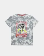 MARVEL COMICS THE MIGHTY THOR THE THUNDER GOD GREY AND WHITE TIE DYE T-SHIRT