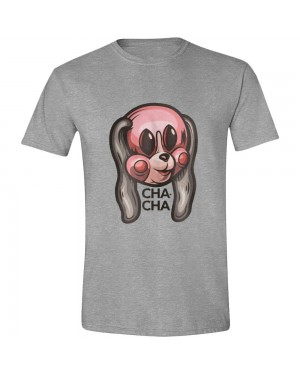 OFFICIAL THE UMBRELLA ACADEMY CHA-CHA FACE MASK GREY T-SHIRT