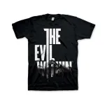 OFFICIAL BETHESDA THE EVIL WITHIN TEXT LOGO PRINT BLACK T-SHIRT