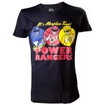 OFFICIAL GO GO POWER RANGERS 'IT'S MORPHIN TIME' BLACK T-SHIRT