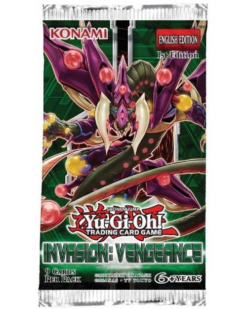 YU-GI-OH INVASION: VENGEANCE BOOSTER PACK TRADING CARD GAME