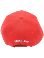 MARVEL COMICS SPIDER-MAN LOGO SYMBOL RED SNAPBACK BASEBALL CAP