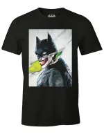 OFFICIAL DC COMICS THE JOKER STANCE I'M NOT A MONSTER PRINT BLACK T-SHIRT