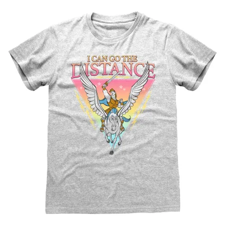 DISNEY HERCULES AND PEGASUS 'I GO THE DISTANCE' GREY T-SHIRT