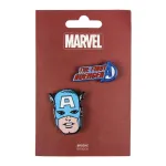 MARVEL COMICS THE FIRST AVENGER CAPTAIN AMERICA BROOCH BADGE