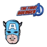 MARVEL COMICS THE FIRST AVENGER CAPTAIN AMERICA BROOCH BADGE