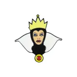 DISNEY VILLAINS SNOW WHITE THE EVIL QUEEN METAL PIN BADGE