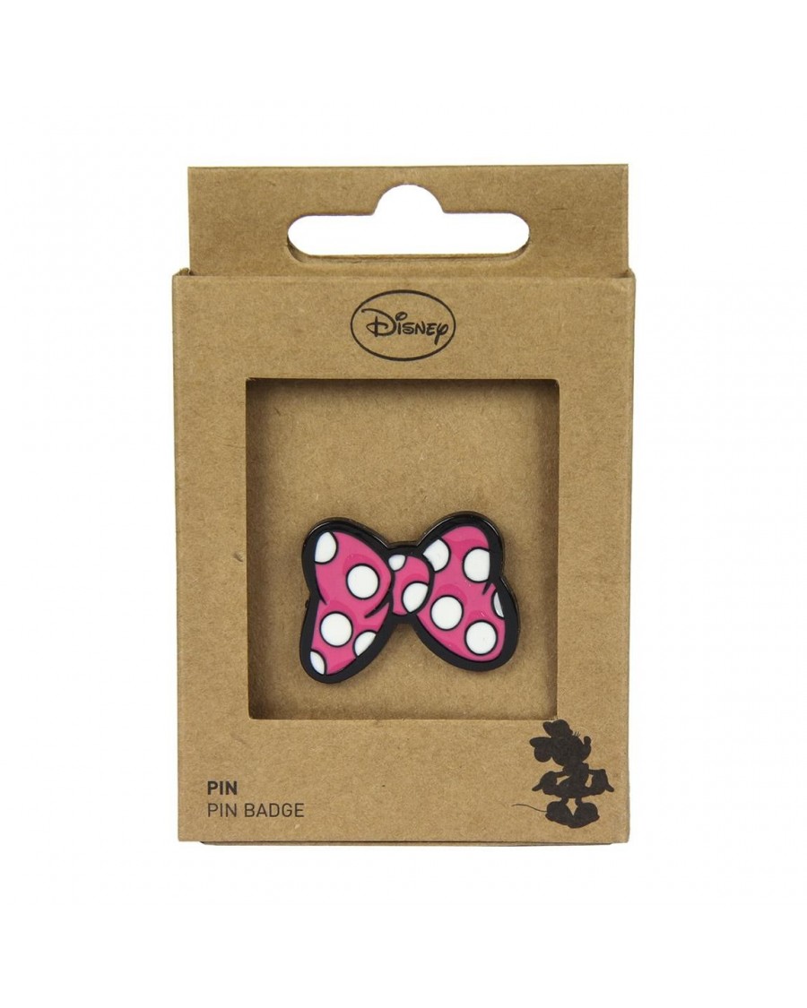 DISNEY MINNIE MOUSE BOW METAL PIN BADGE