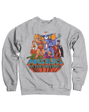 HE-MAN AND THE MASTERS OF THE UNIVERSE GROUP GREY SWEATSHIRT JUMPER