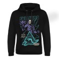 HE-MAN AND THE MASTERS OF THE UNIVERSE SKELETOR - BAD TO THE BONE BLACK PULLOVER HOODY JUMPER
