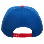 MARVEL COMICS 3D LOGO BLUE SNAPBACK BASEBALL CAP