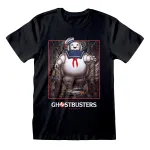 OFFICIAL GHOSTBUSTERS STAY PUFT POSTER ART BLACK T-SHIRT