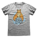 STAR WARS JAR JAR BINKS PRINT GREY T-SHIRT