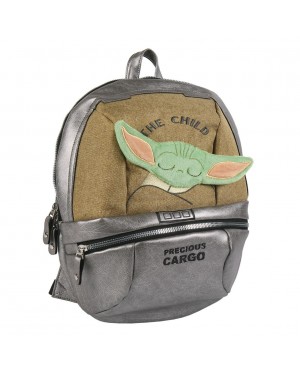 OFFICIAL STAR WARS THE MANDALORIAN HOVERING PRAM BABY YODA (THE CHILD)MINI BACKPACK BAG