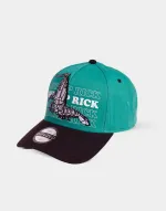 OFFICIAL RICK AND MORTY SHRIMP RICK TURQUOISE SNAPBACK BASEBALL CAP