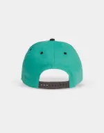 OFFICIAL RICK AND MORTY SHRIMP RICK TURQUOISE SNAPBACK BASEBALL CAP