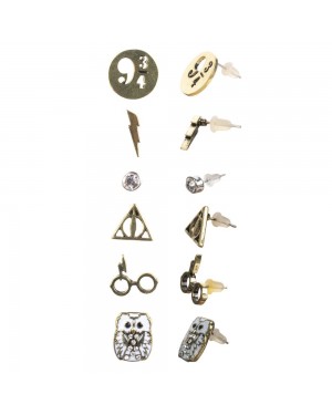 WIZARDING WORLD HARRY POTTER 6 PAIRS OF EARRINGS