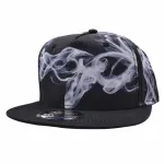 CARBON 212 SMOKE EFFECT BLACK SNAPBACK CAP