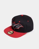 DC COMICS BATMAN DARK KNIGHT PRINTED BAT SYMBOL BLACK SNAPBACK CAP