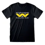 ALIEN WEYLAND YUTANI CORPORATION LOGO BLACK T-SHIRT