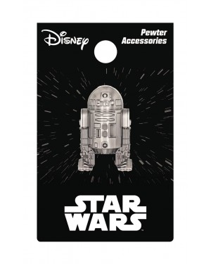 OFFICIAL STAR WARS R2D2 PEWTER PIN BADGE