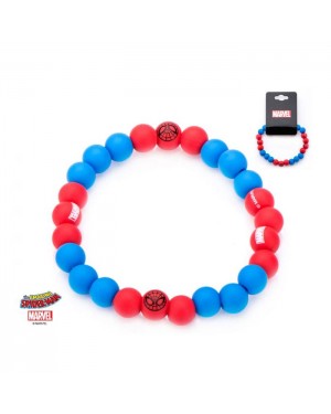MARVEL COMICS SPIDER-MAN SILICONE RED AND BLUE BRACELET