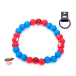 MARVEL COMICS SPIDER-MAN SILICONE RED AND BLUE BRACELET