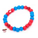 MARVEL COMICS SPIDER-MAN SILICONE RED AND BLUE BRACELET