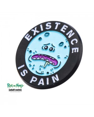 RICK AND MORTY MR MEESEEKS EXISTENCE IS PAIN SOFT ENAMEL PIN BADGE