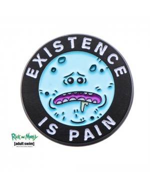 RICK AND MORTY MR MEESEEKS EXISTENCE IS PAIN SOFT ENAMEL PIN BADGE