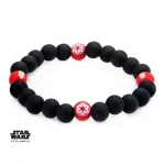 STAR WARS IMPERIAL CREST THE EMPIRE BLACK AND RED BRACELET