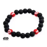 STAR WARS IMPERIAL CREST THE EMPIRE BLACK AND RED BRACELET