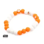 STAR WARS BB-8 ORANGE AND WHITE SILICONE BRACELET