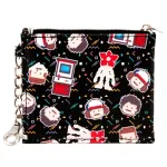 NETFLIX STRANGER THINGS 8BIT CHARACTERS BLACK ID CARD HOLDER