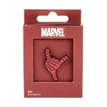 MARVEL COMICS SPIDER MAN ROCK ON METAL PIN BADGE