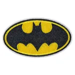 DC COMICS BATMAN CLASSIC SYMBOL /LOGO IRON ON PATCH