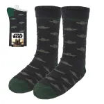 OFFICIAL STAR WARS THE MANDALORIAN BABY YODA (THE CHILD) FACES PAIR OF NOVELTY SOCKS