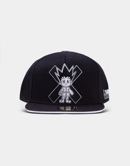 HUNTER X HUNTER GON FREECSS EMBROIDERED BLACK SNAPBACK CAP