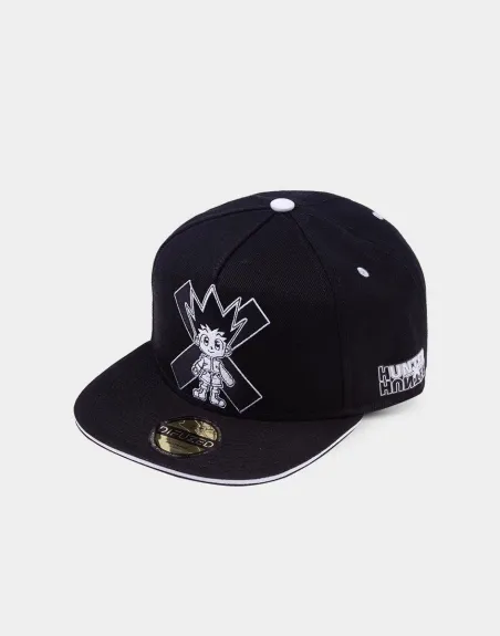 HUNTER X HUNTER GON FREECSS EMBROIDERED BLACK SNAPBACK CAP