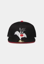 SPACE JAM A NEW LEGACY LOONEY TUNES SYLVESTER BLACK SNAPBACK CAP