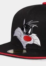 SPACE JAM A NEW LEGACY LOONEY TUNES SYLVESTER BLACK SNAPBACK CAP