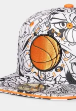 SPACE JAM A NEW LEGACY LOONEY TUNES CHARACTERS ALL OVER PRINT SNAPBACK CAP