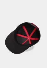 DC COMICS THE SUICIDE SQUAD RUBBER LOGO BLACK SNAPBACK CAP