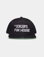 DC COMICS BATMAN ARKHAM CITY THE JOKERS FUN HOUSE BLACK SNAPBACK CAP