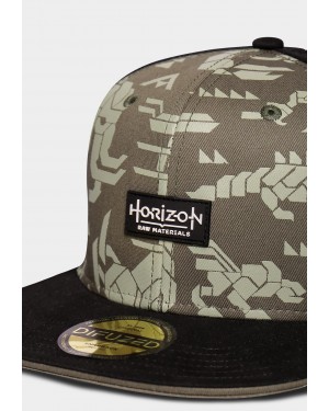 HORIZON FORBIDDEN WEST RAW MATERIALS PRINT BLACK SNAPBACK CAP
