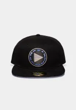 HORIZON FORBIDDEN WEST FOCUS SYMBOL EMBROIDERED BLACK SNAPBACK CAP