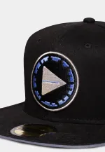 HORIZON FORBIDDEN WEST FOCUS SYMBOL EMBROIDERED BLACK SNAPBACK CAP