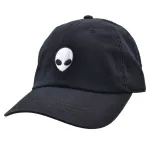 CARBON 212 - ALIEN BLACK BASEBALL CAP 'DAD HAT'